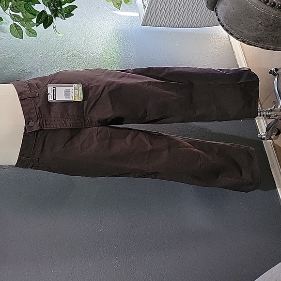 Carhartt FR Dark Brown NWT Loose Fit Midweight Canvas Pants Size 40 X 26 - Picture 1 of 13
